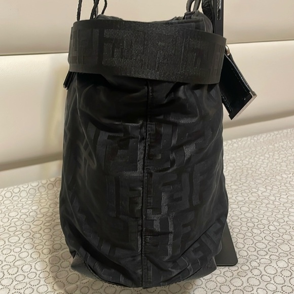Fendi Black Zucca Tote Bag - Picture 12 of 16